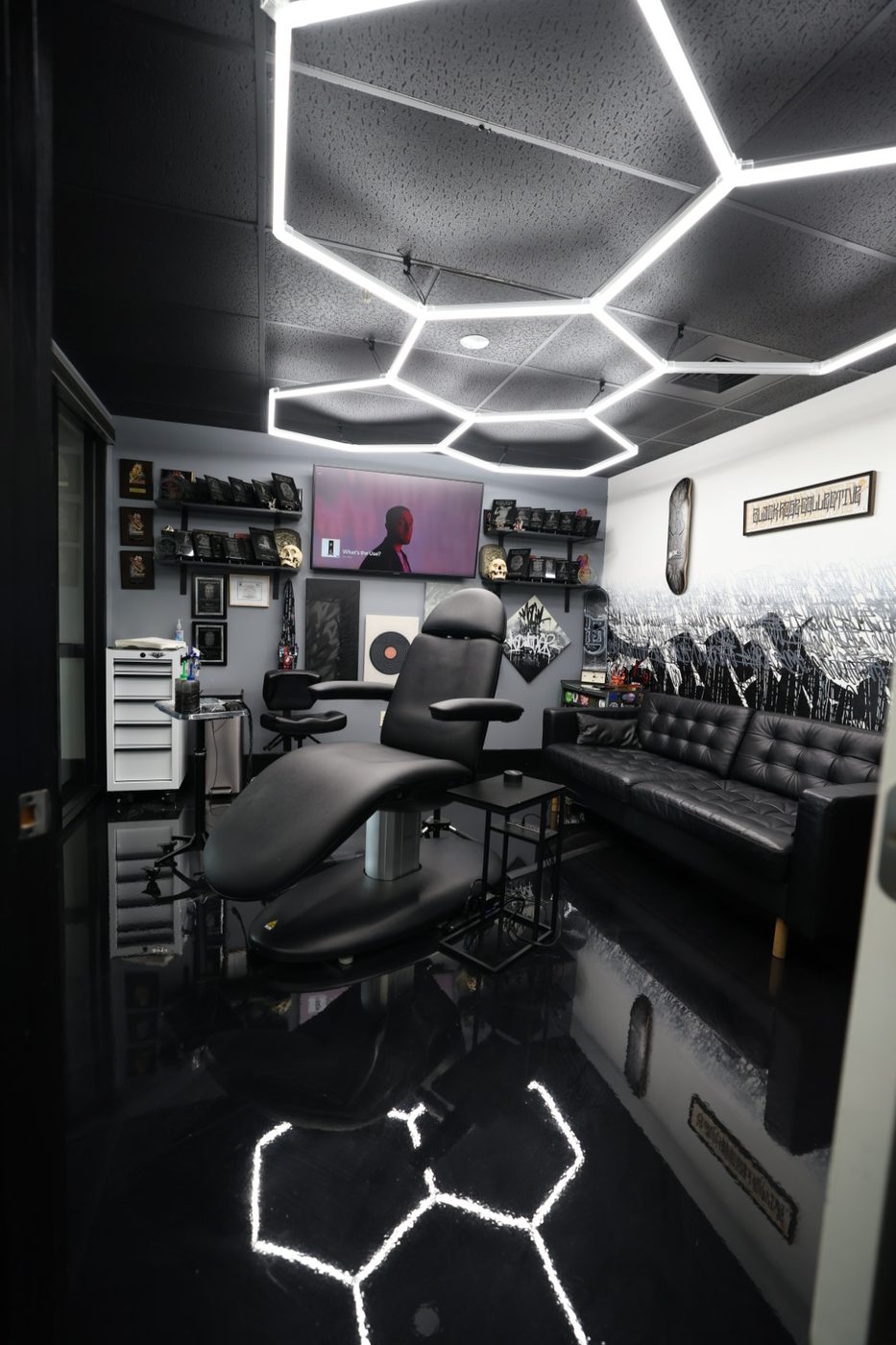 Matt’s tattoo room