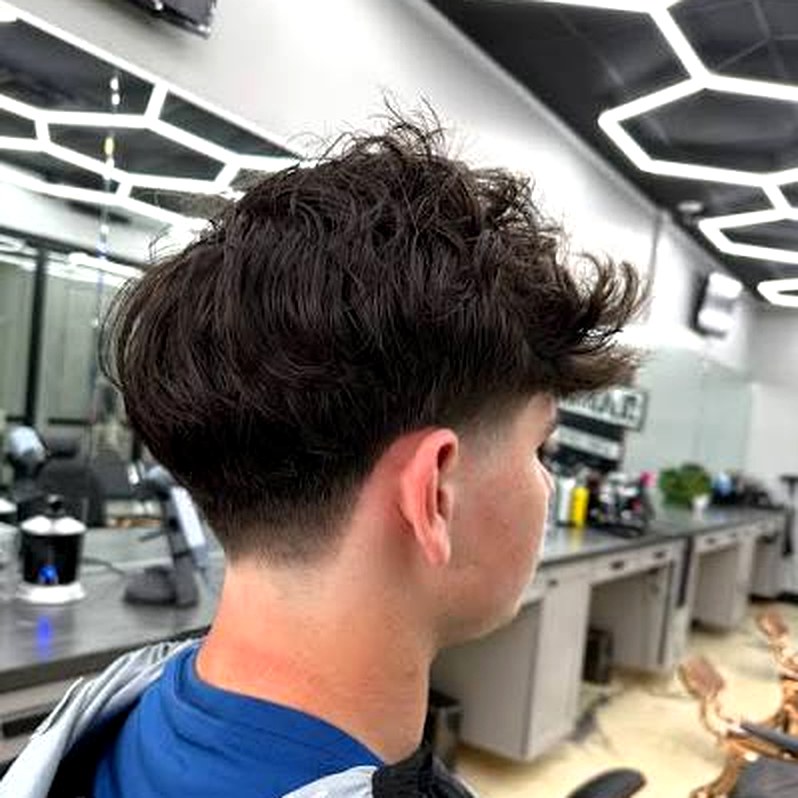 Textured taper, back view
