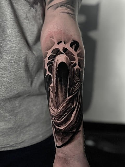 Biomechanical tear on the forearm